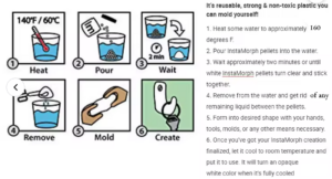 Melt and Mold Plastic Beads / Pellets