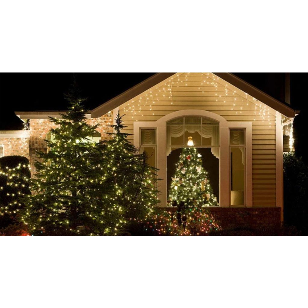 Pro Grade Matching LED Twinkle 5MM Icicle Light, Net Lights and Light